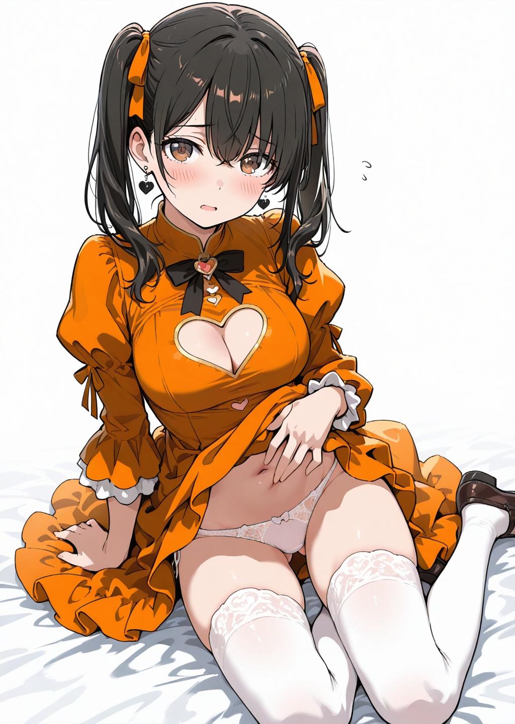 オレンジドレス