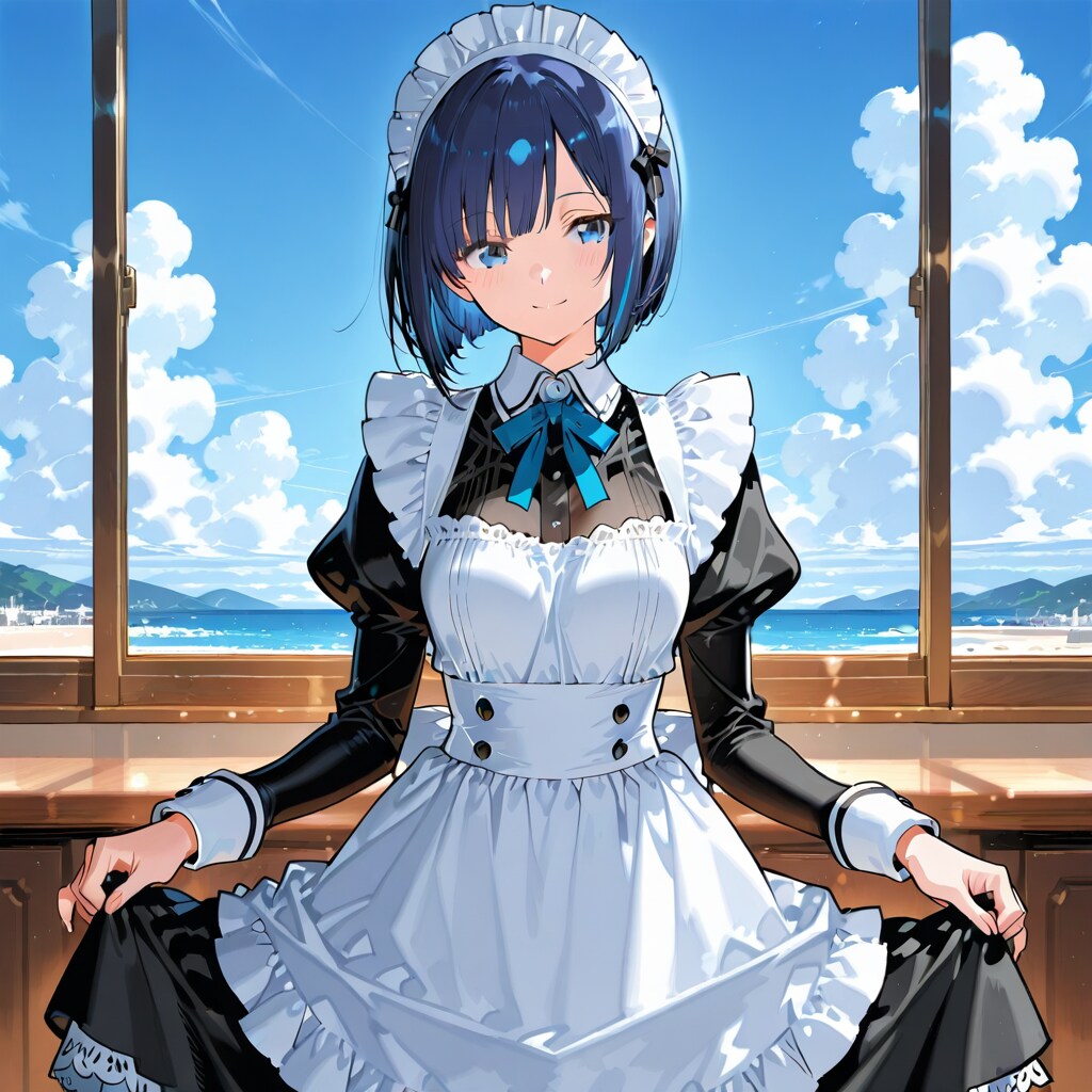 暖かにメイド微笑むあいちゃんや　弾