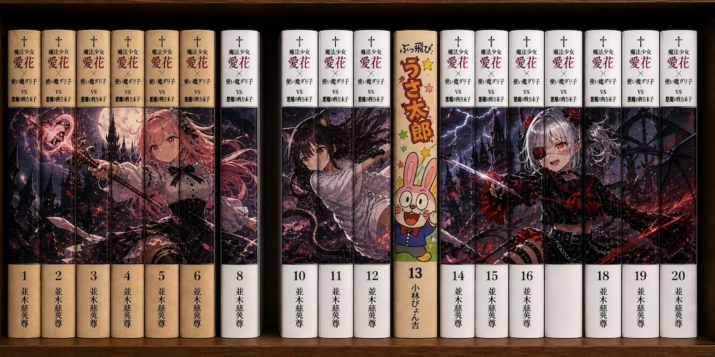 漫画の背表紙風