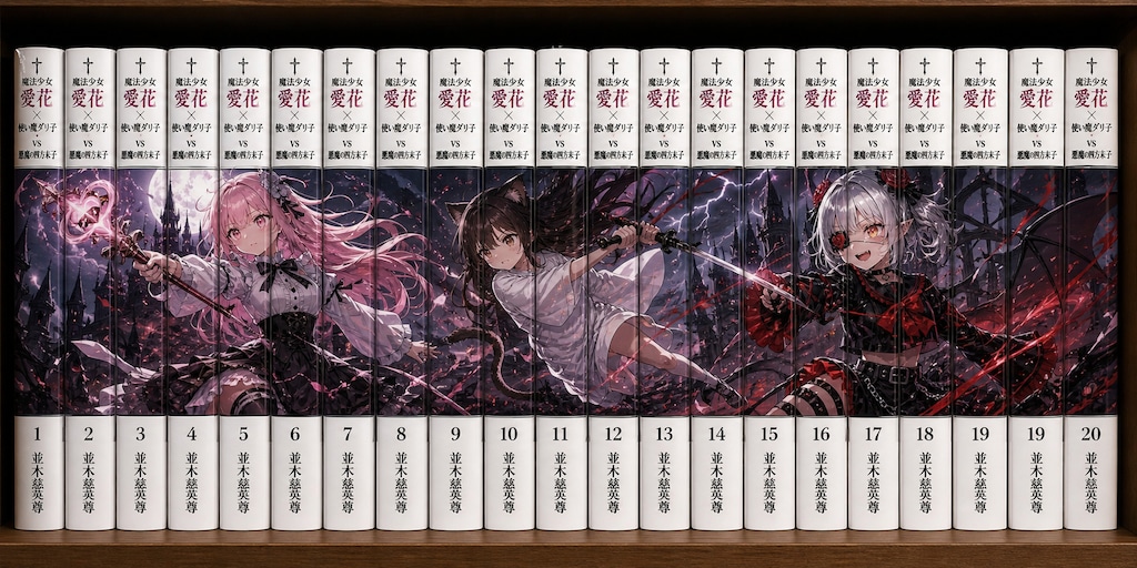 漫画の背表紙風