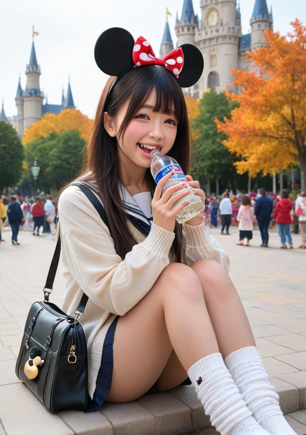 夢の国で少し休憩中