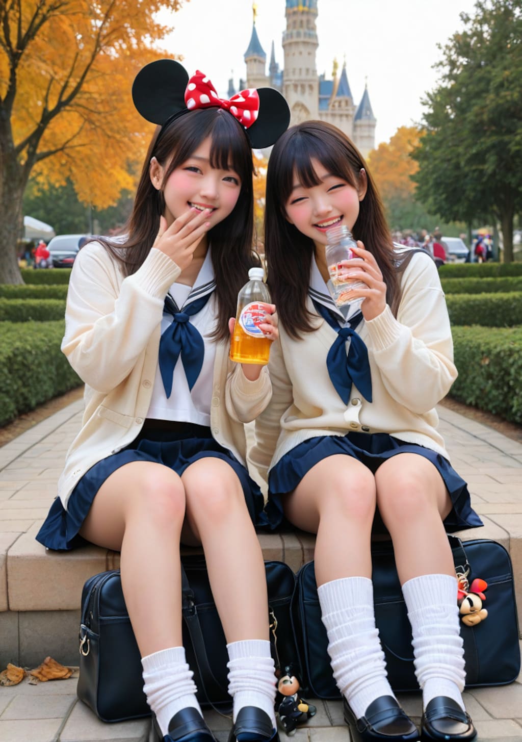 夢の国で少し休憩中