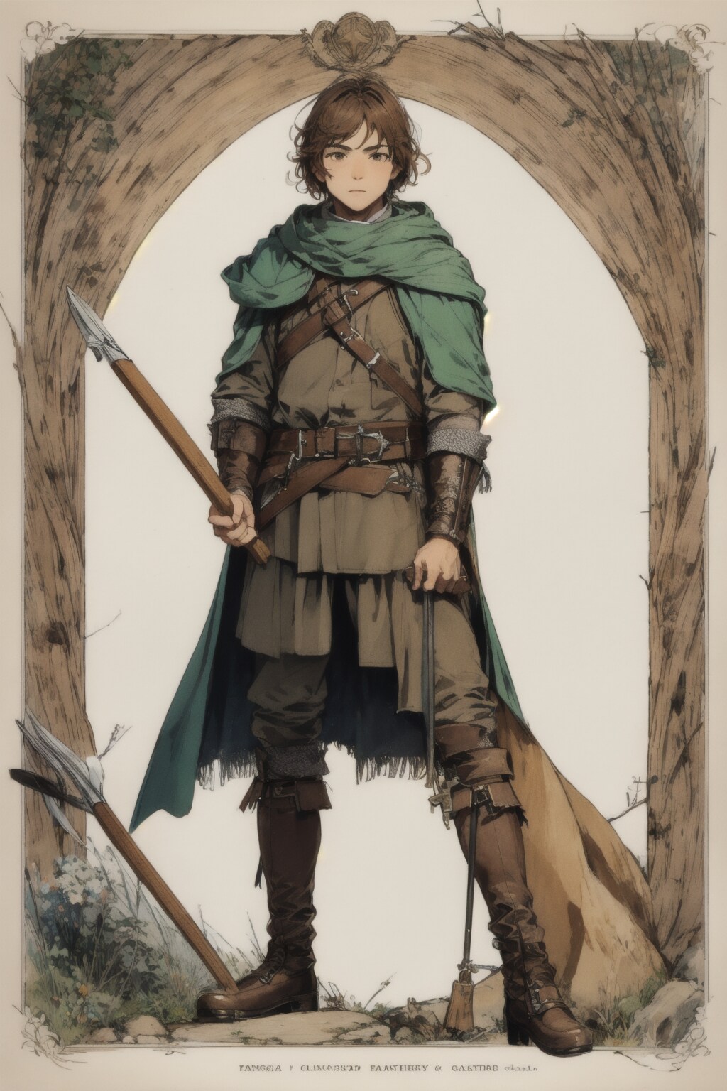 ファンタジーTRPG向け立ち絵ランダムジェネレータ(没)