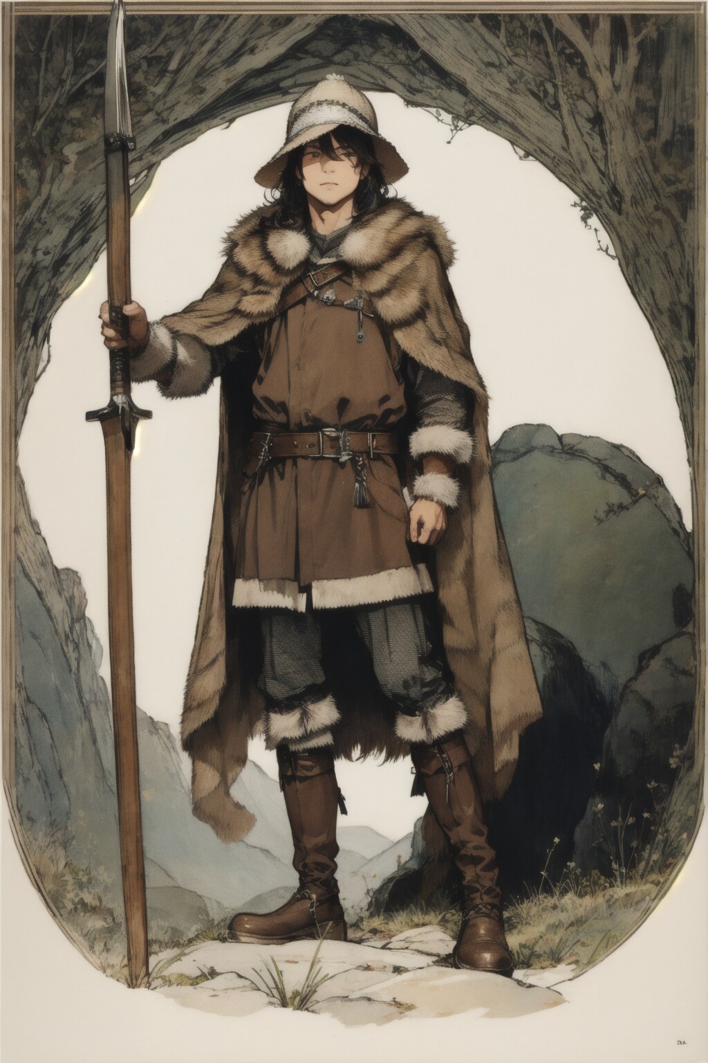 ファンタジーTRPG向け立ち絵ランダムジェネレータ(没)