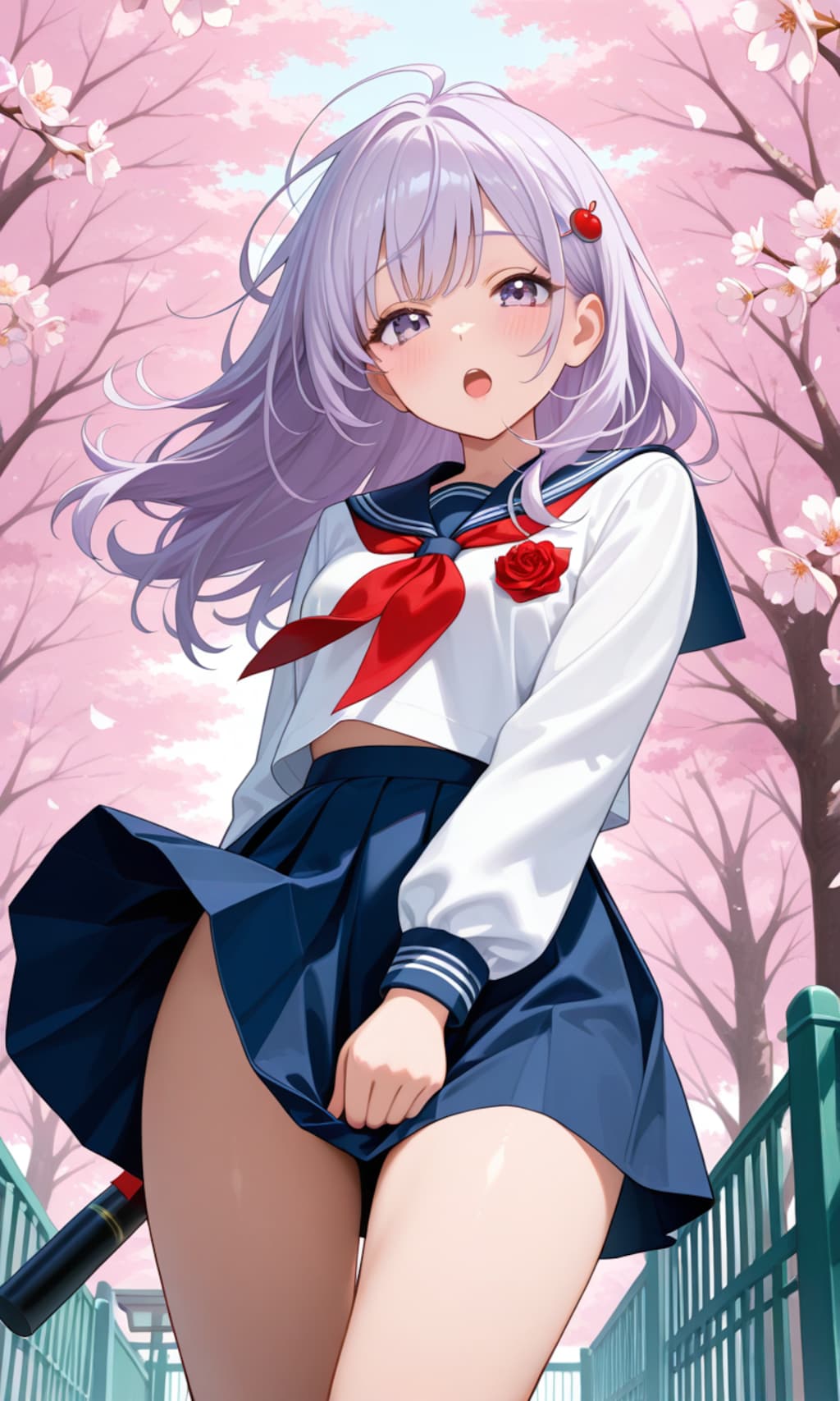 卒業式に吹く風