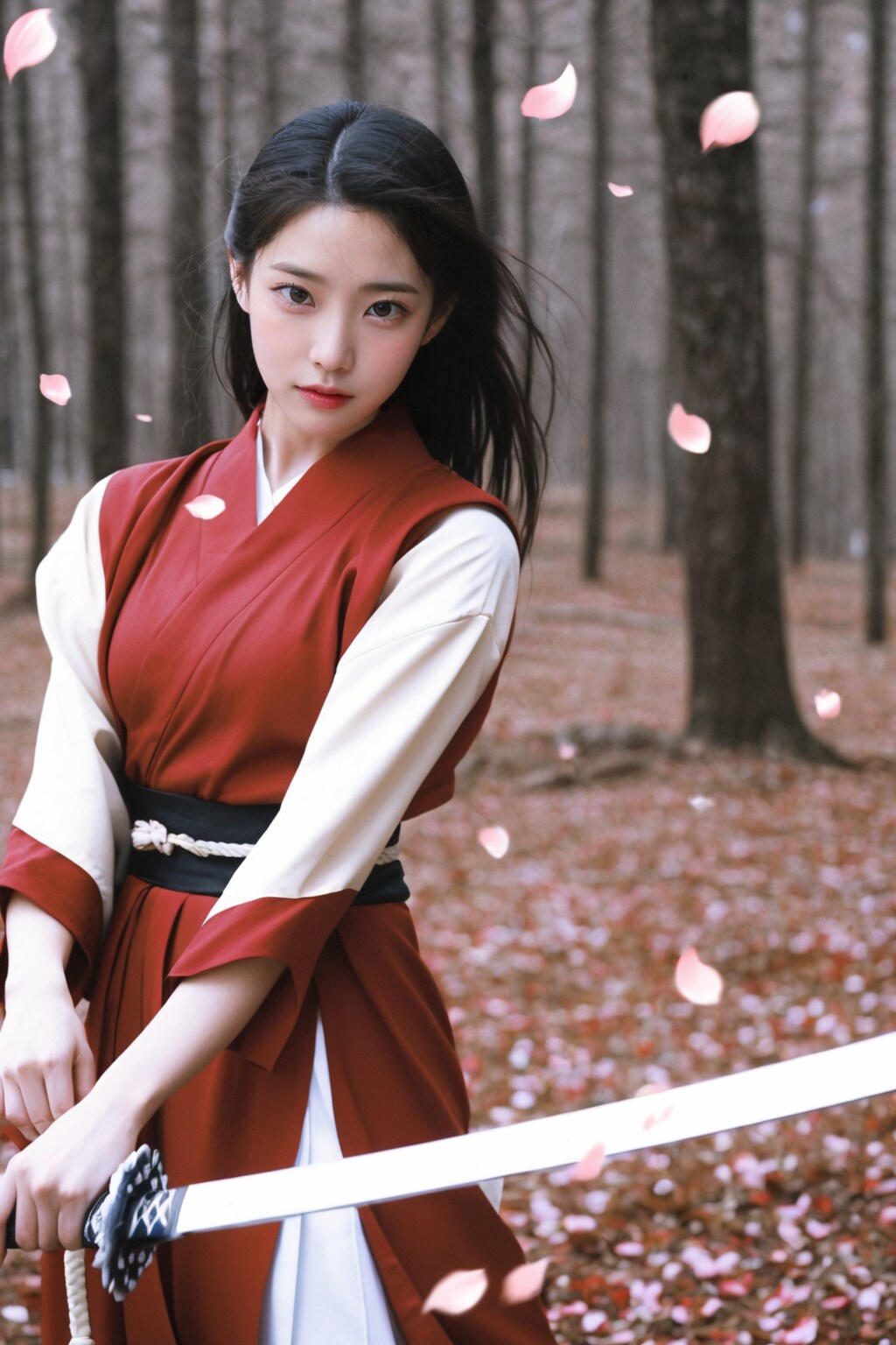 Red robe & KATANA