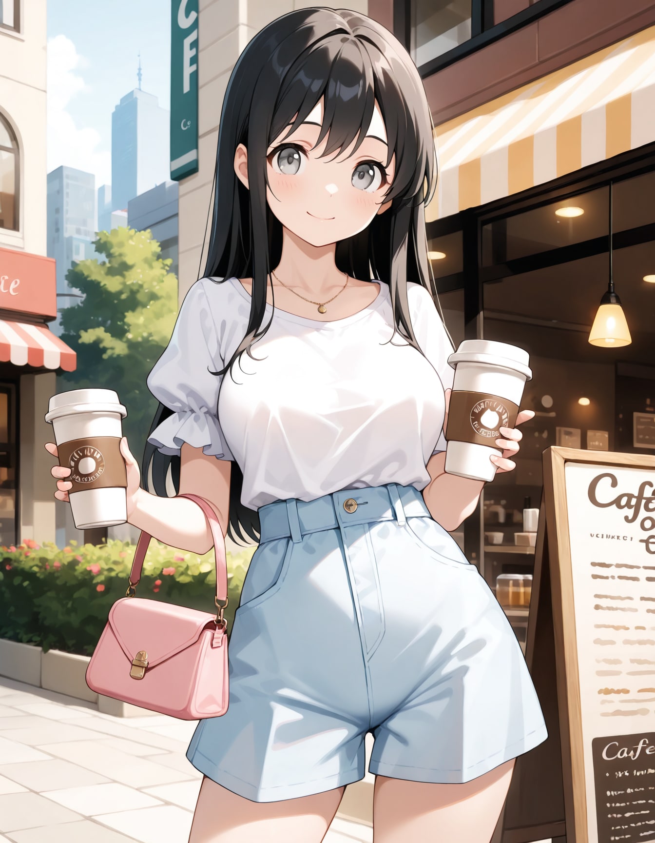 キュロットコーデ
