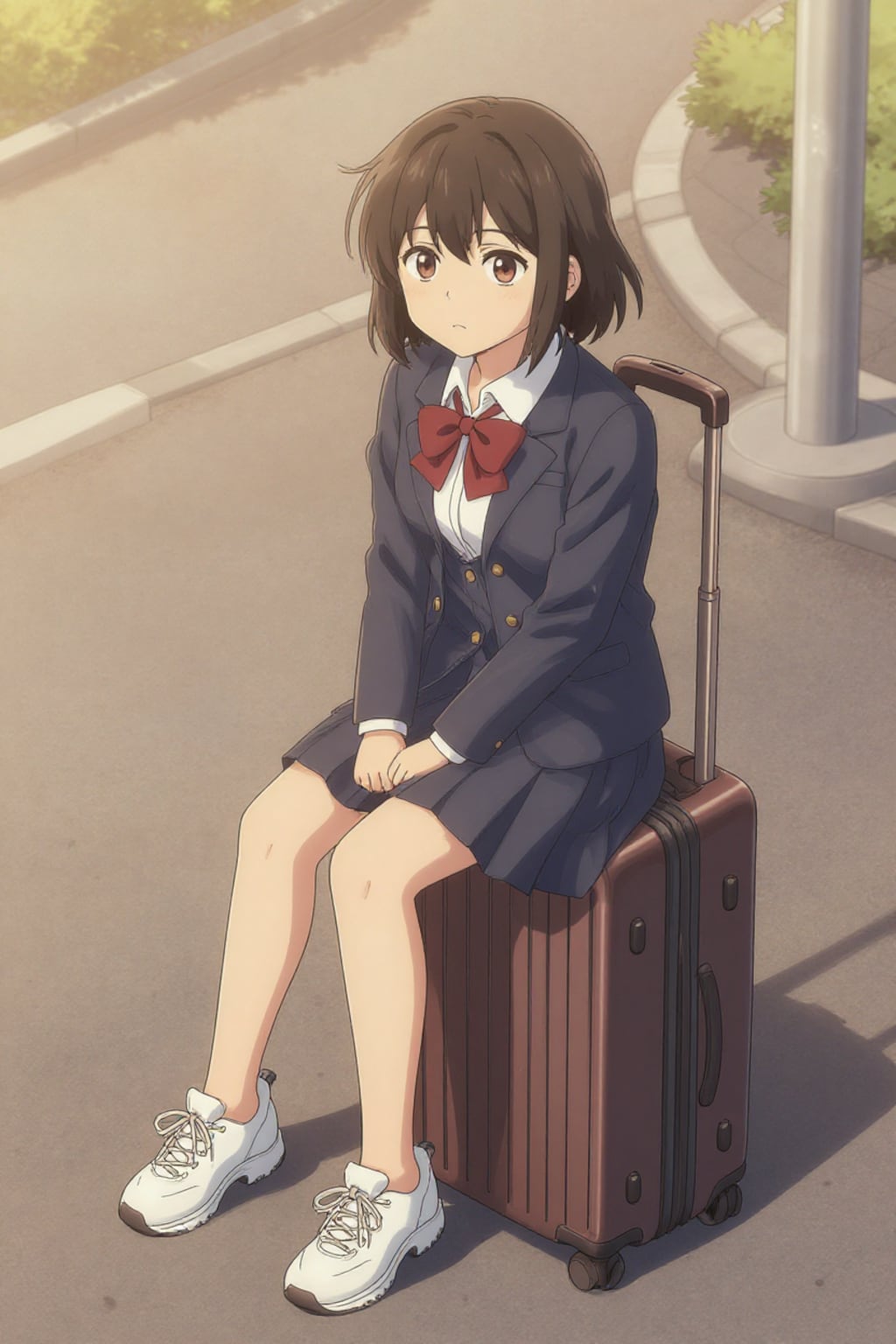 寝過ごして終点。