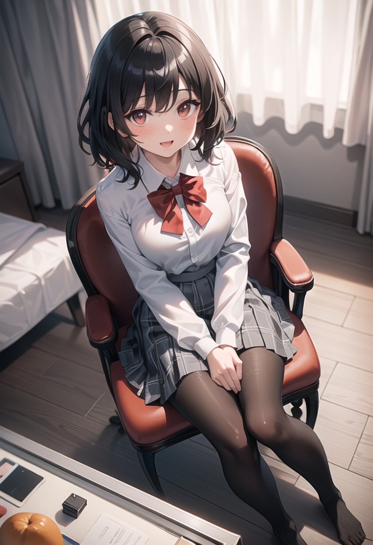 黒タイツJK