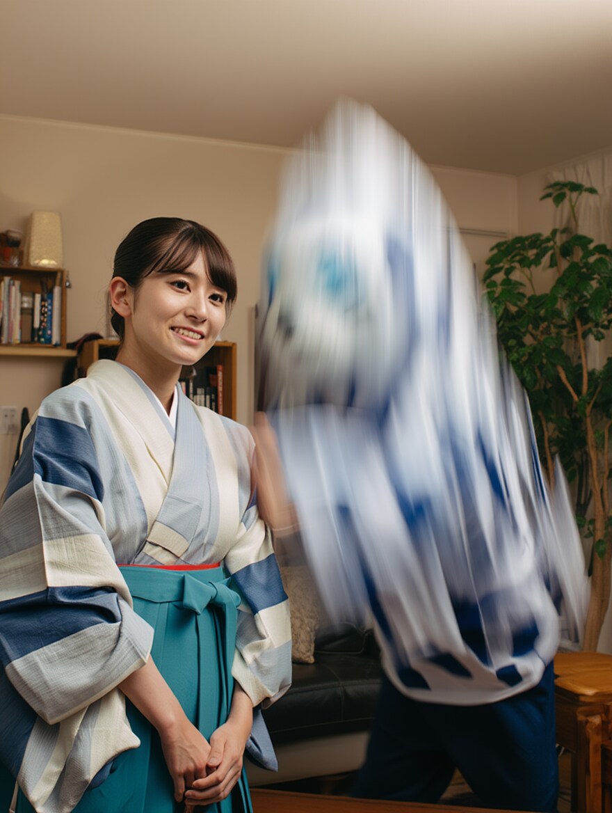 ジタバタ するなよ♪ 実家にいる知らん人も 来るぜ！ | の人気AIイラスト・グラビア