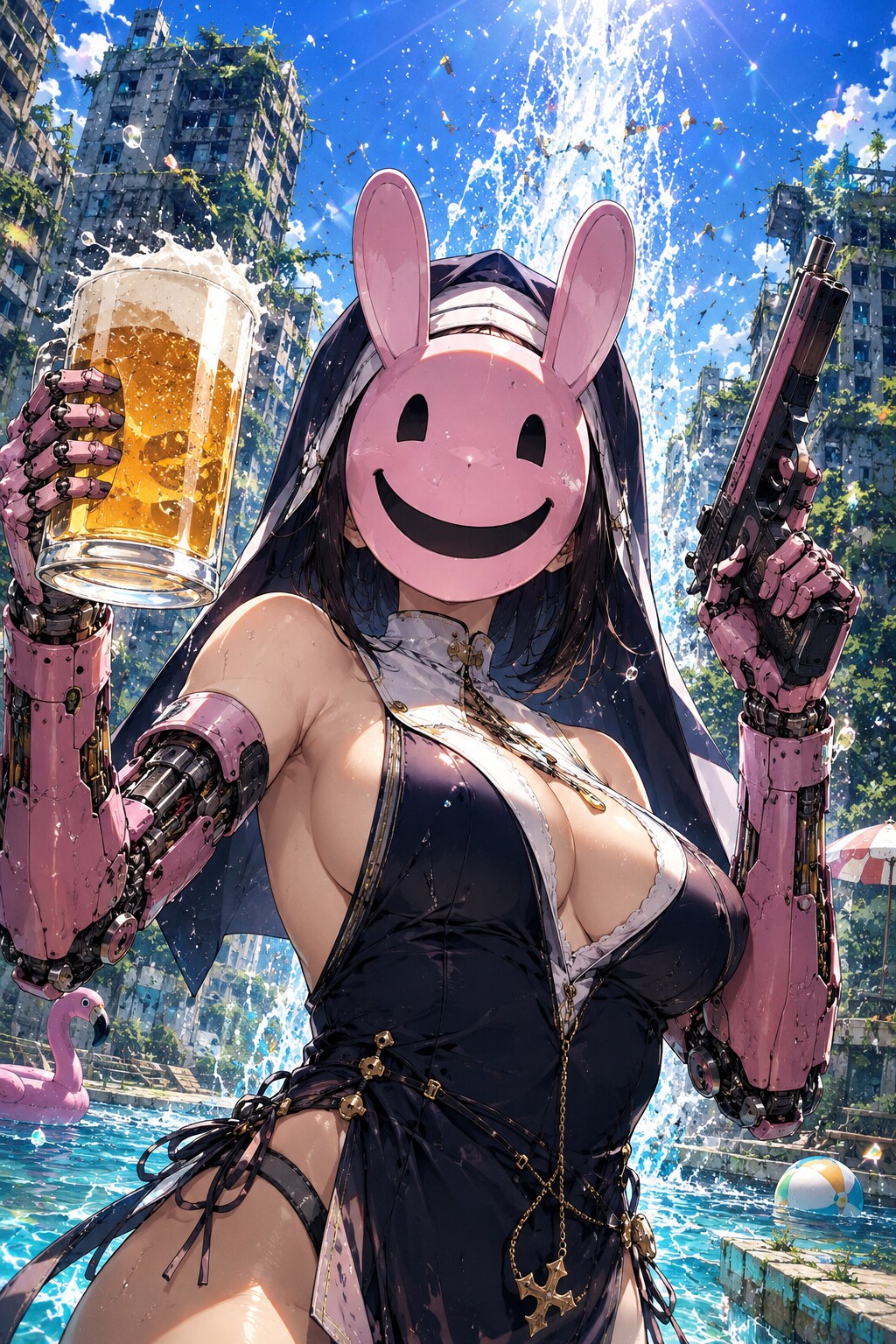 納涼。