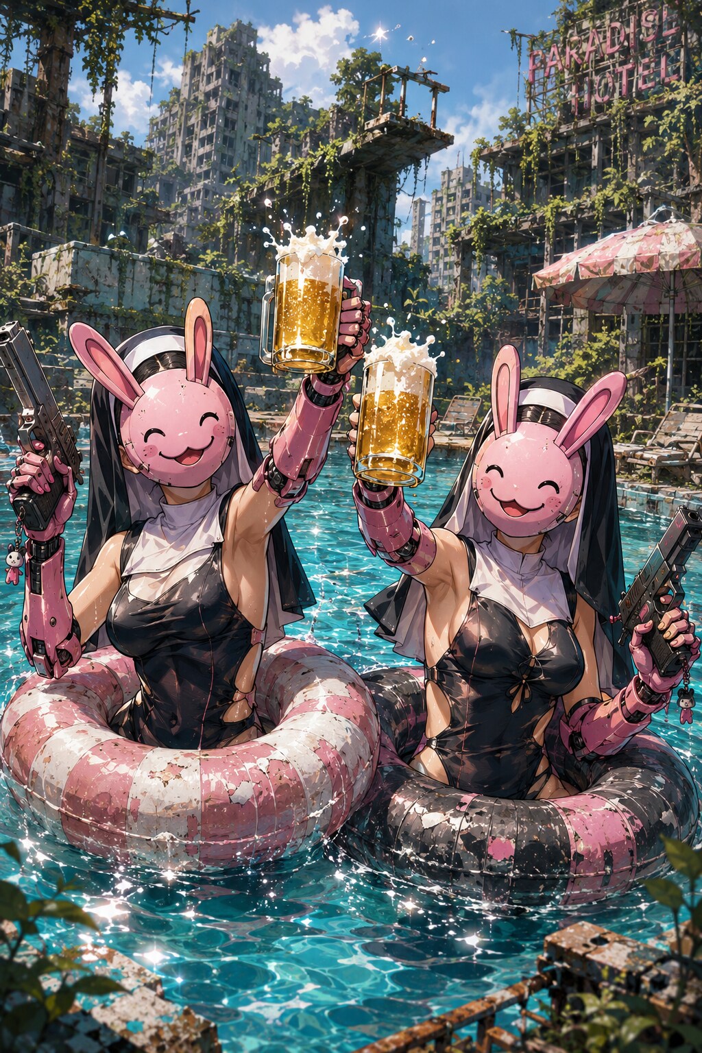 納涼。