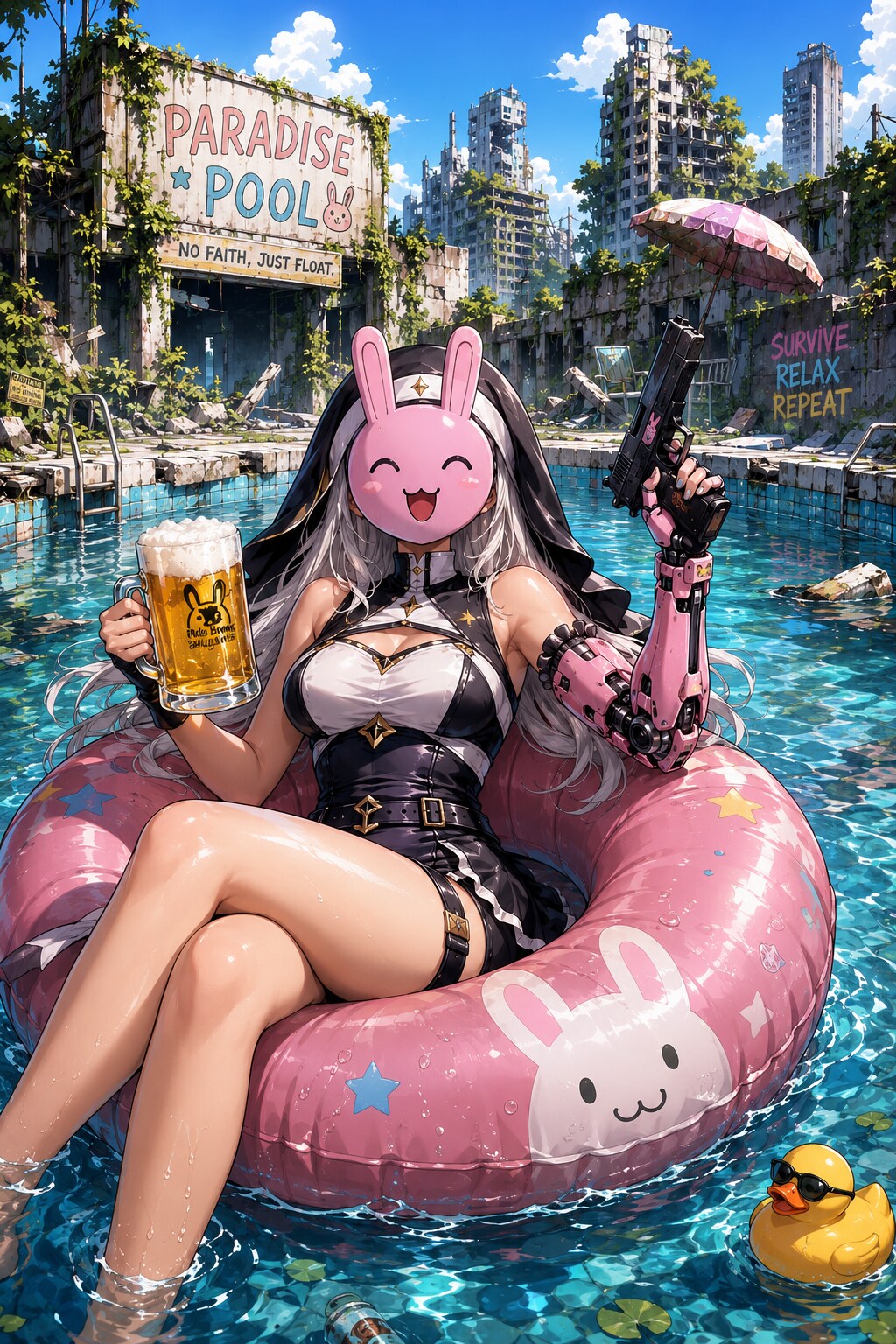 納涼。