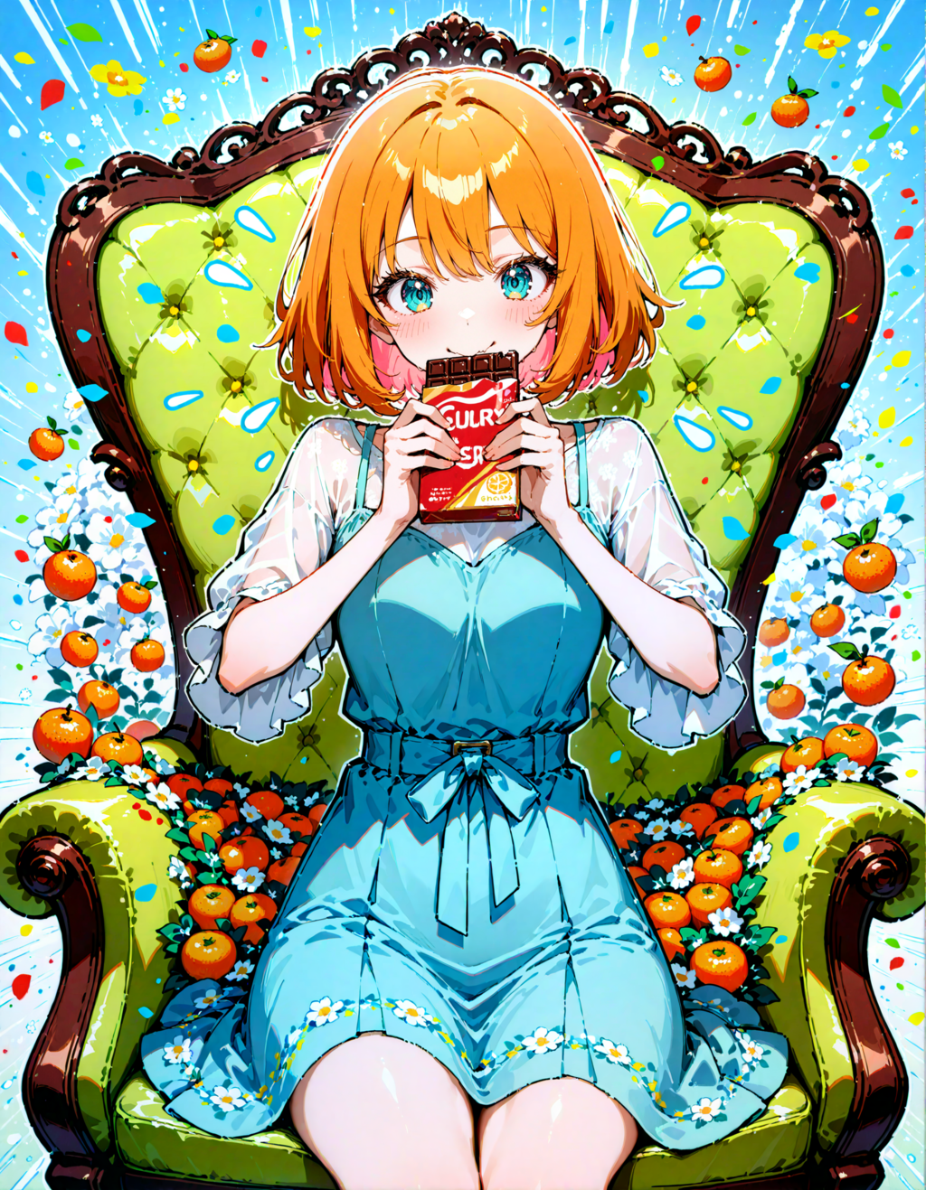 今日はブラックチョコレートの日。オレンジデー。椅子の日