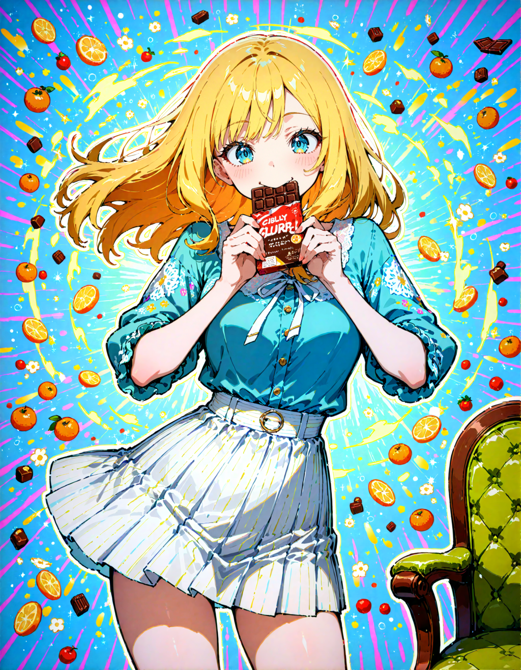 今日はブラックチョコレートの日。オレンジデー。椅子の日