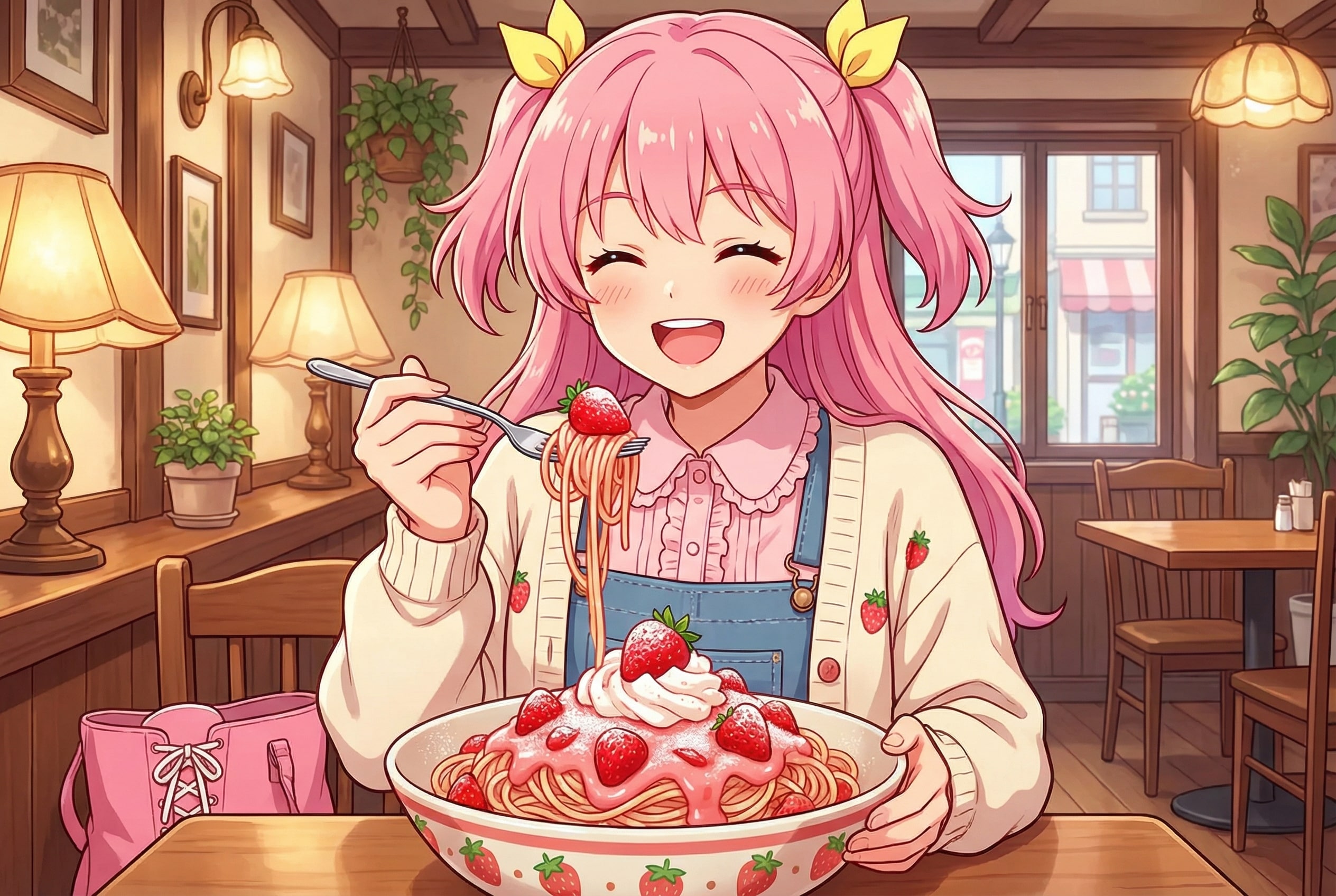 いちごパスタ | の人気AIイラスト・グラビア