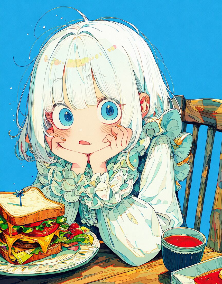 サンドイッチ | の人気AIイラスト・グラビア