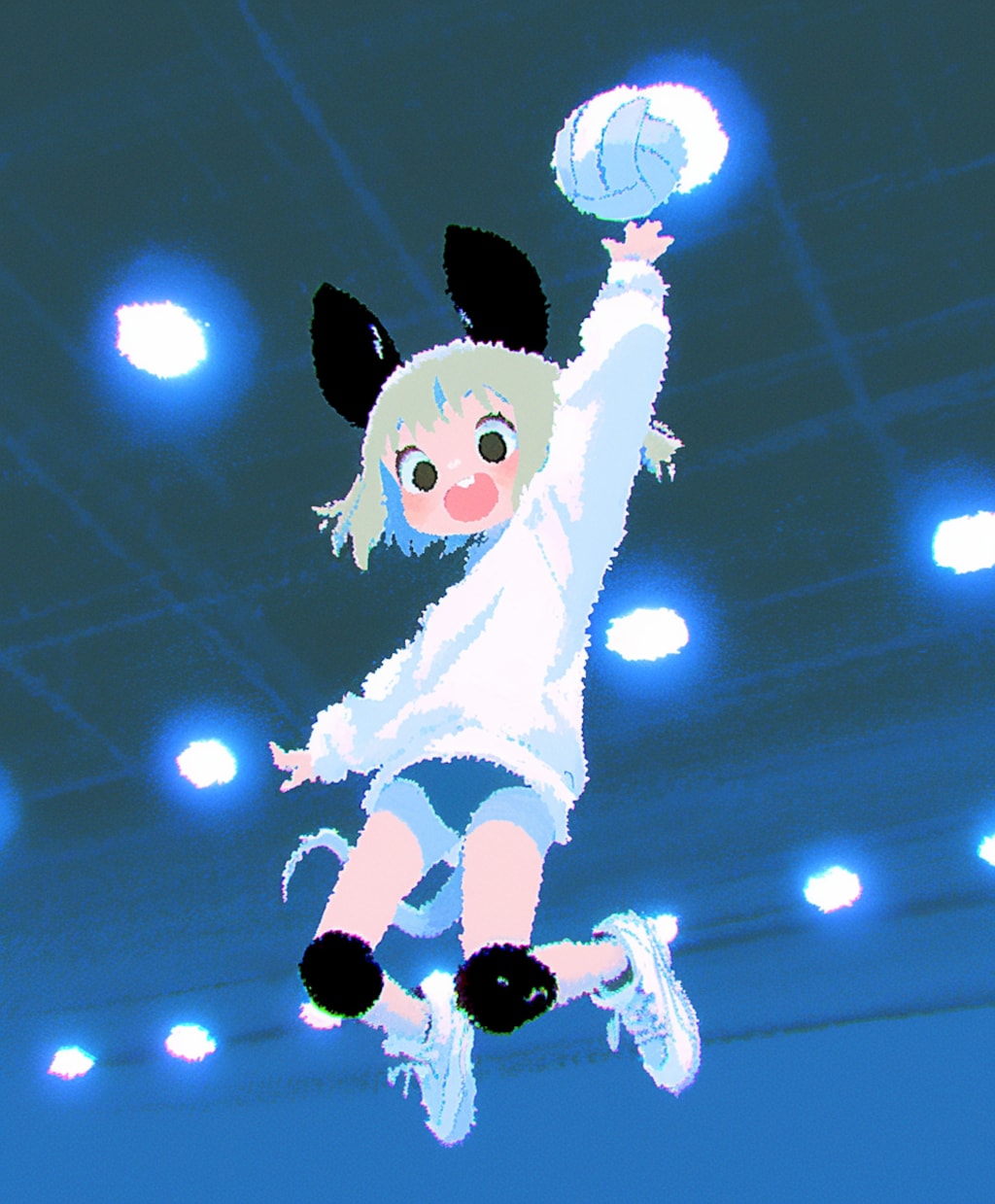 跳んで！バレーボール！