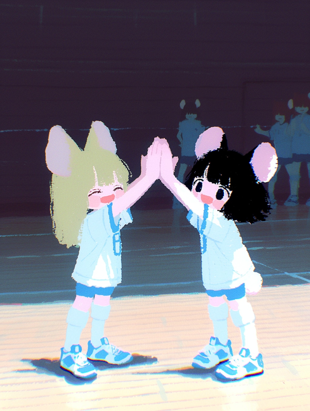 跳んで！バレーボール！