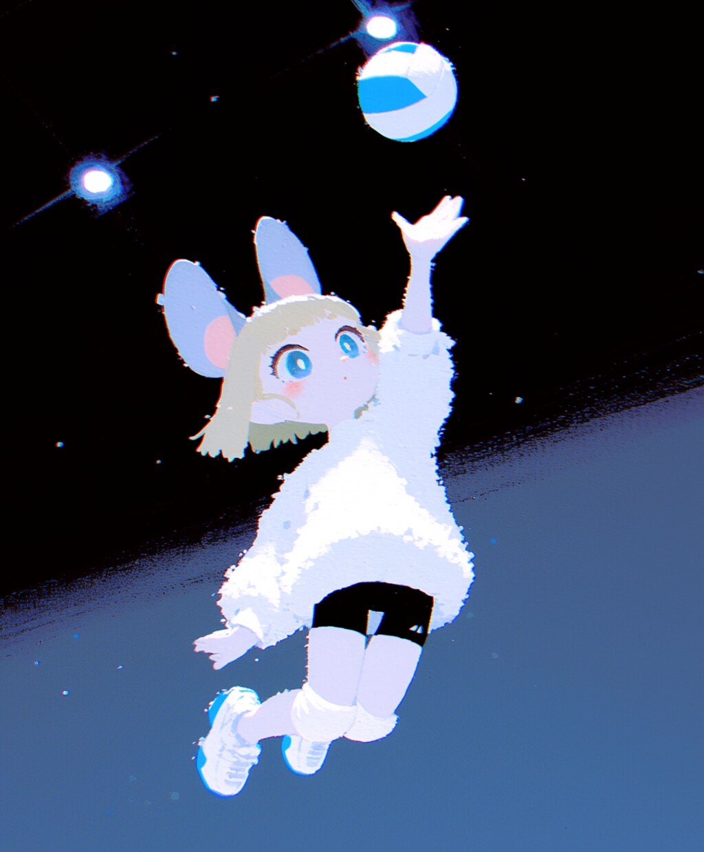 跳んで！バレーボール！