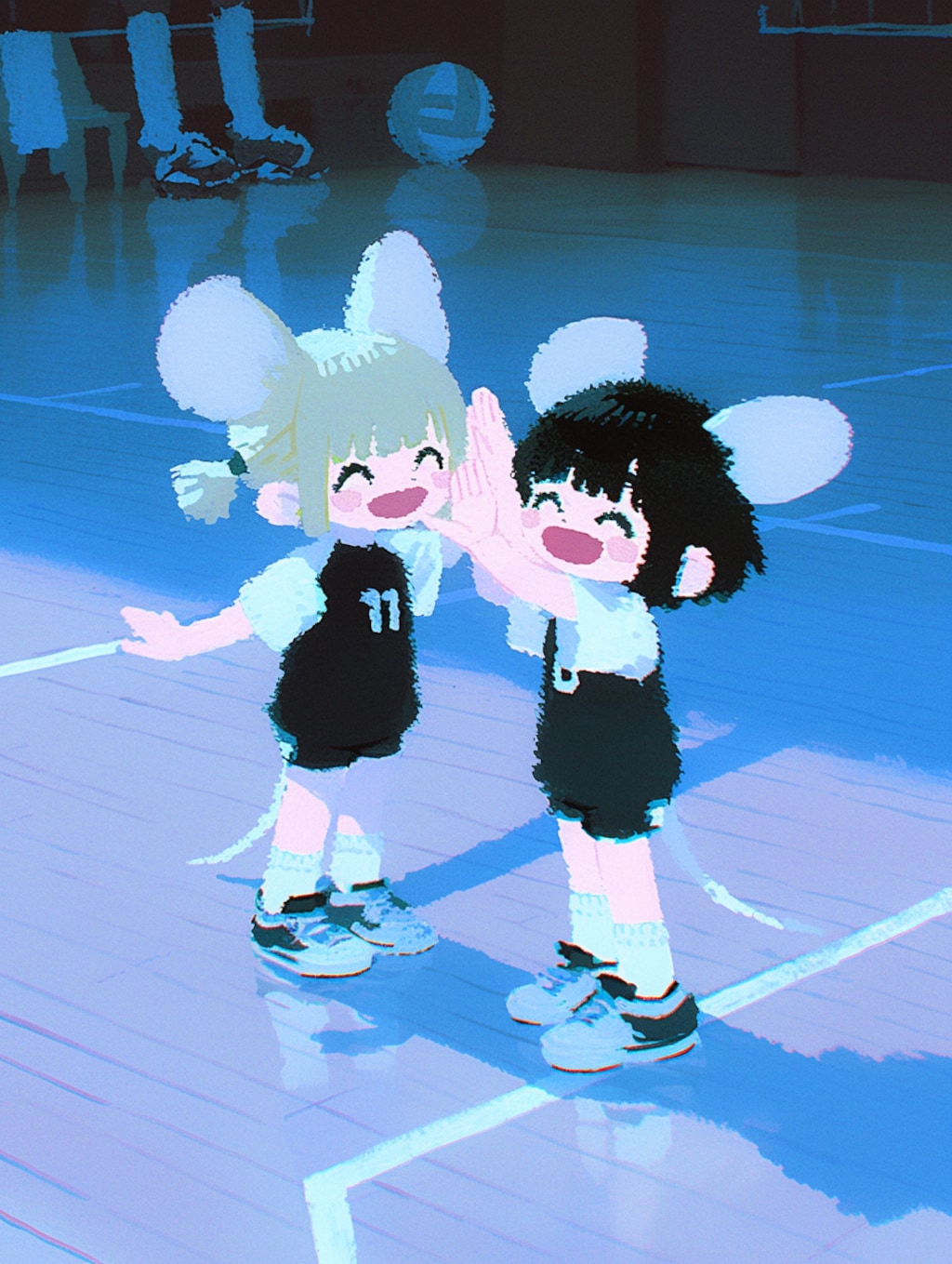 跳んで！バレーボール！