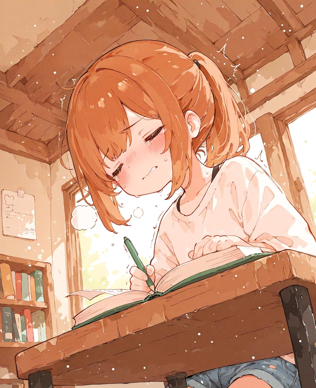 もうだめだ少女