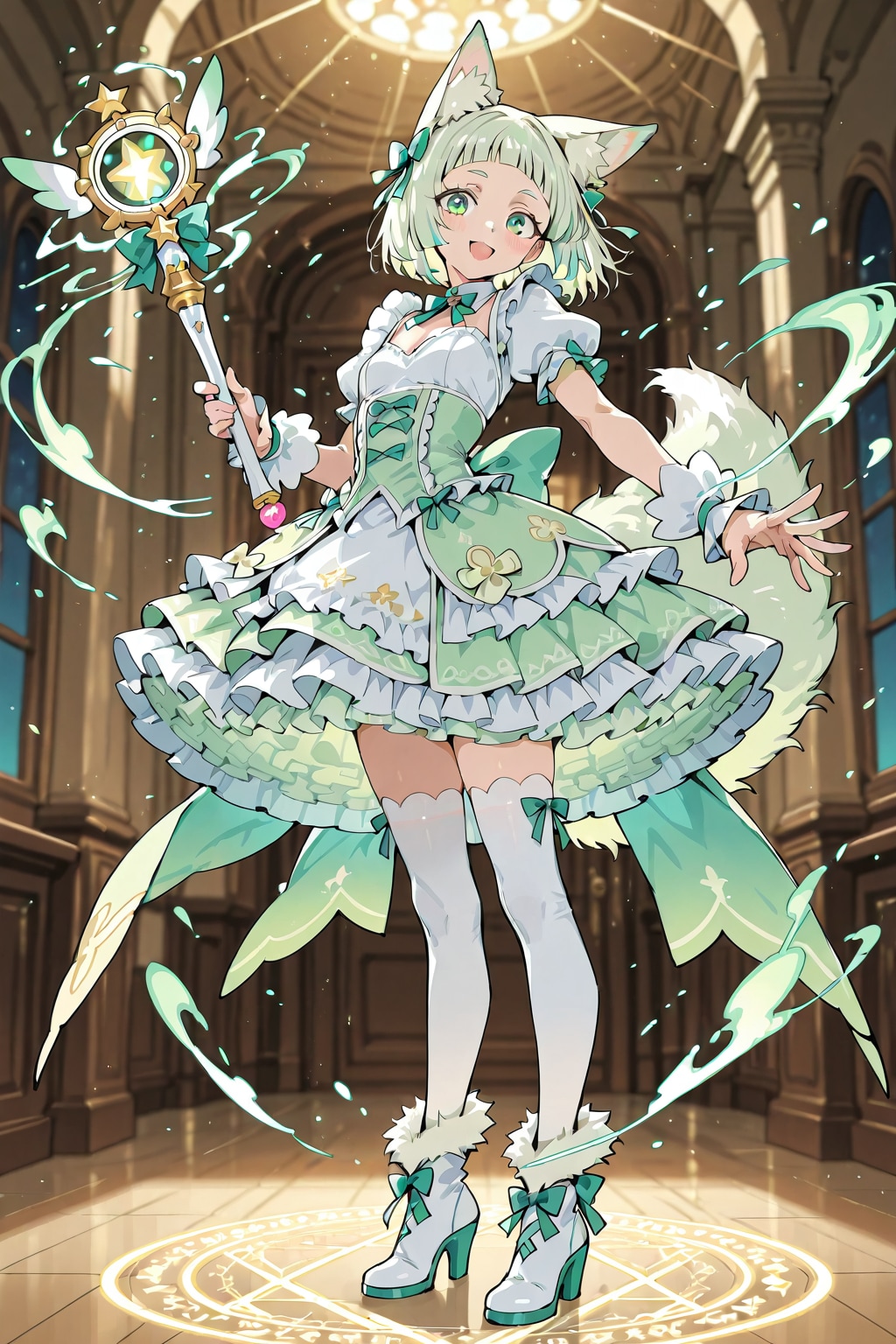 何故かケモ化した、魔法少女 DAISYちゃん