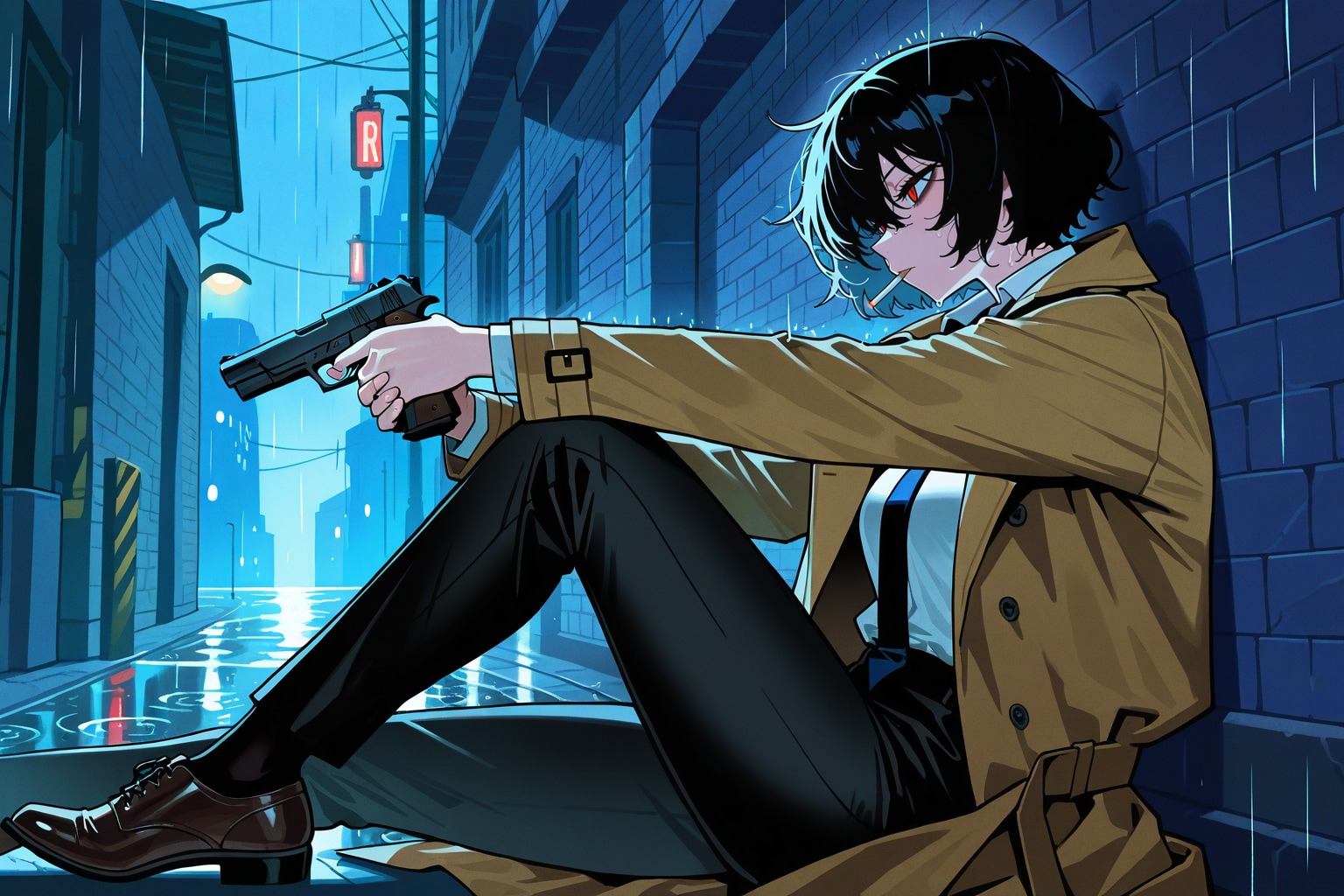 「奴ァまた必ずこの場所に現れる」 | の人気AIイラスト・グラビア