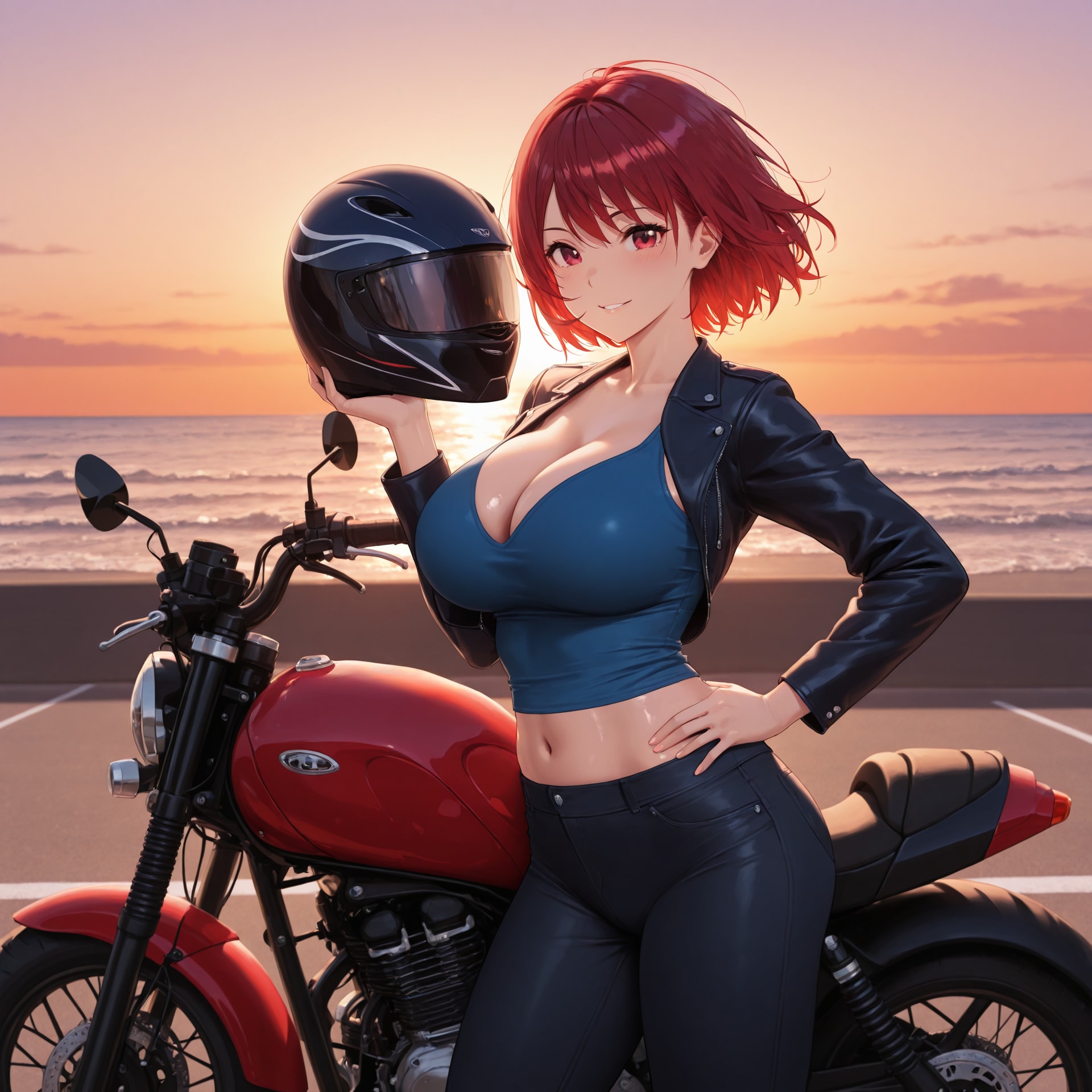 バイクとガテンちゃん