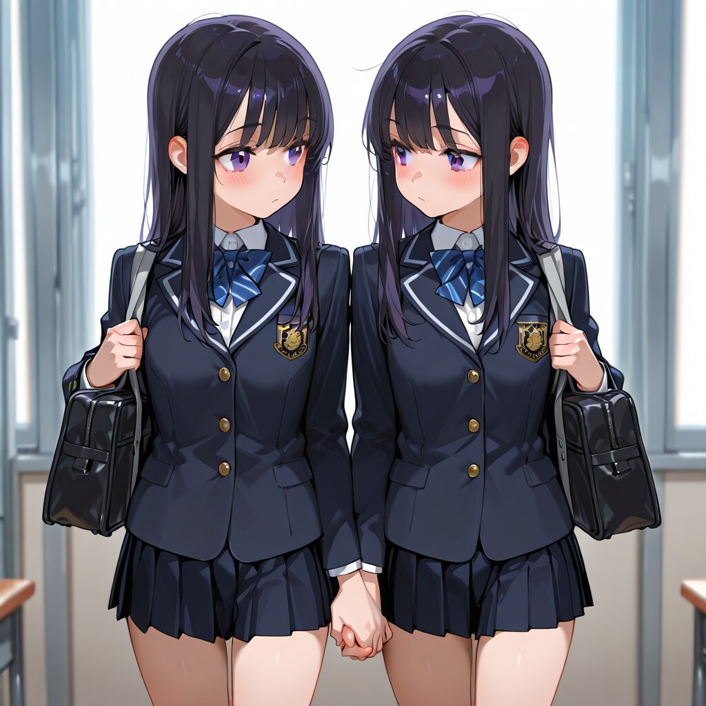 双子♡ | の人気AIイラスト・グラビア