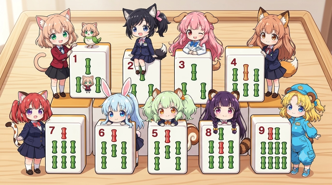 あにまる麻雀牌 <NG>