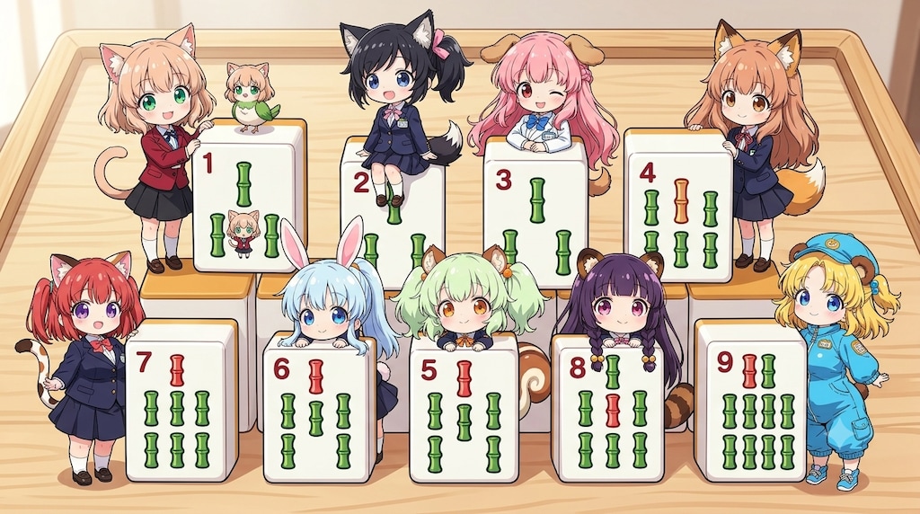 あにまる麻雀牌 <NG>
