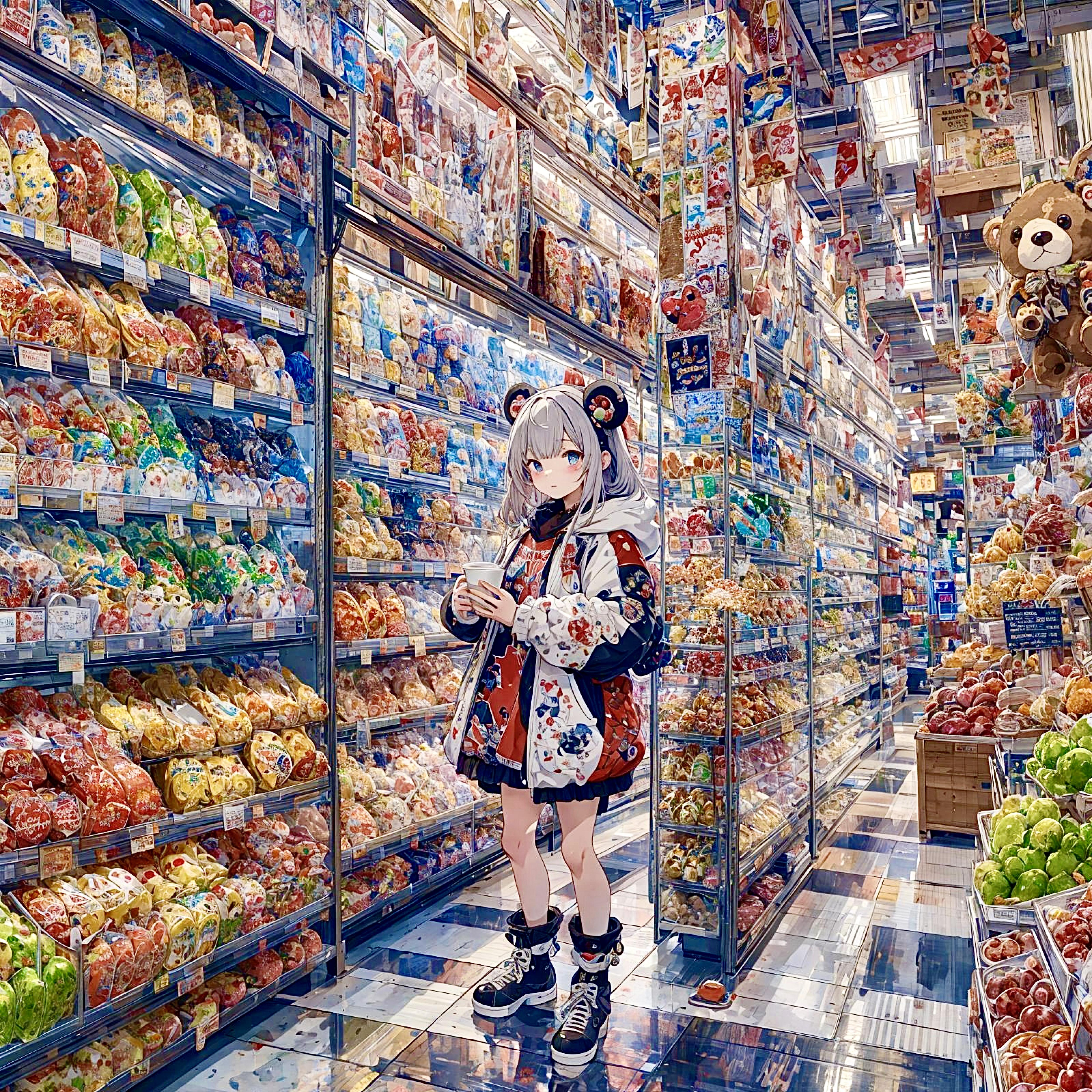 ごちゃごちゃアートⅢ | の人気AIイラスト・グラビア