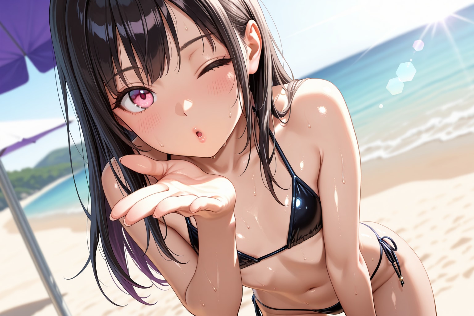 【本日の板野ちゃん】「ごほーびの投げキッス、ちゅっ♡」