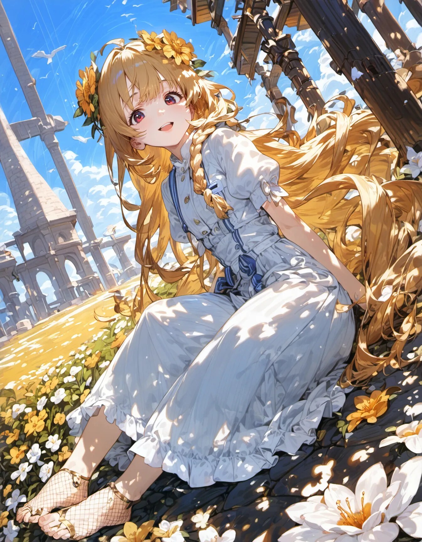 The Garden Beyond the Ruins | の人気AIイラスト・グラビア