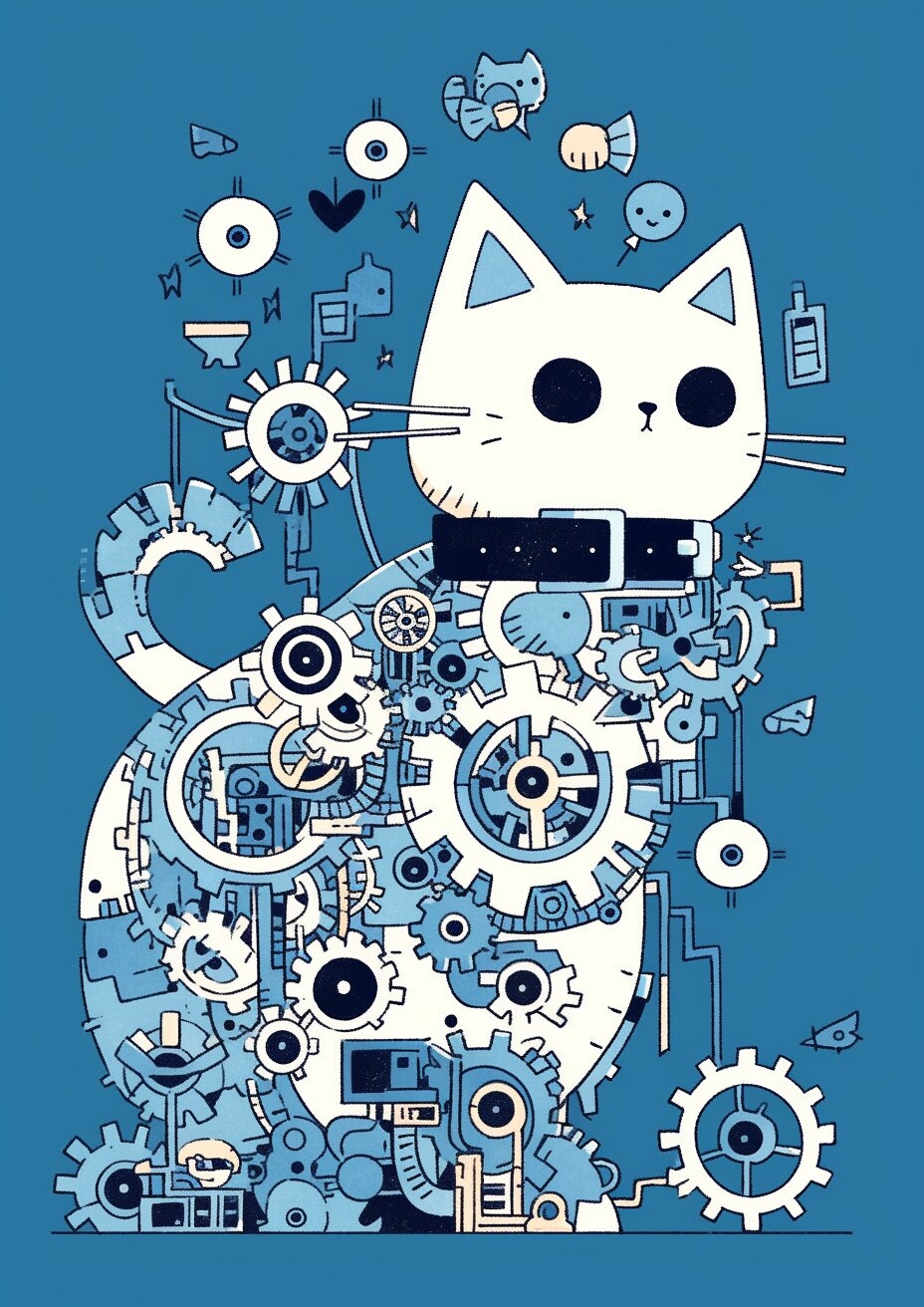 めかねこちゃんのなかみ