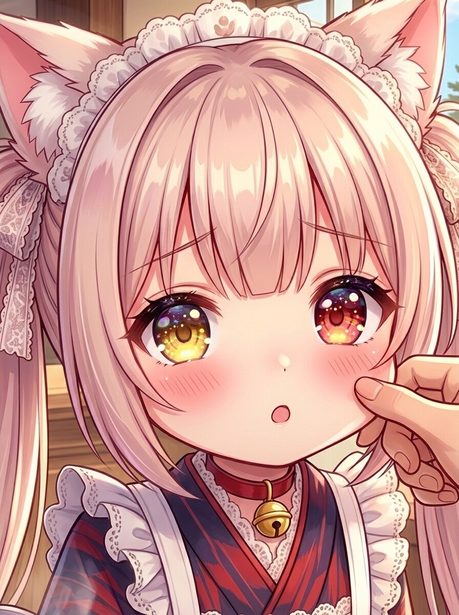 ご主人ひゃま、ピザまんはそっちじゃにゃいにゃ🐾 | の人気AIイラスト・グラビア