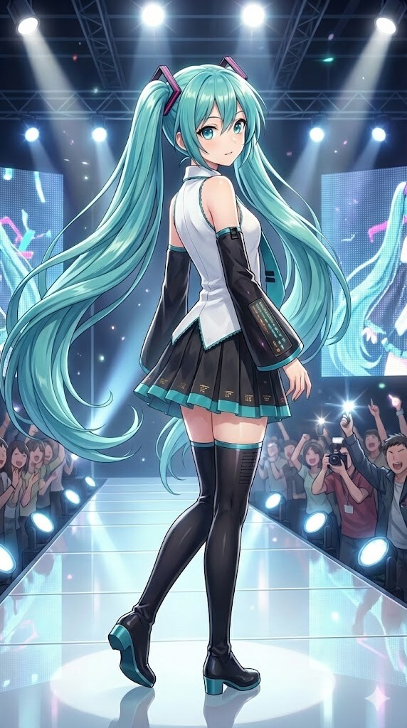 見返りミクさん 9:16 | の人気AIイラスト・グラビア