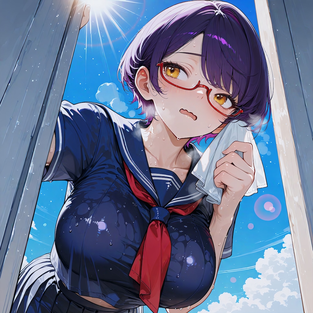 あ、あつい… 日陰ぇ…