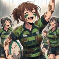 🏉泥まみれの女子ラグビー 138 9枚目