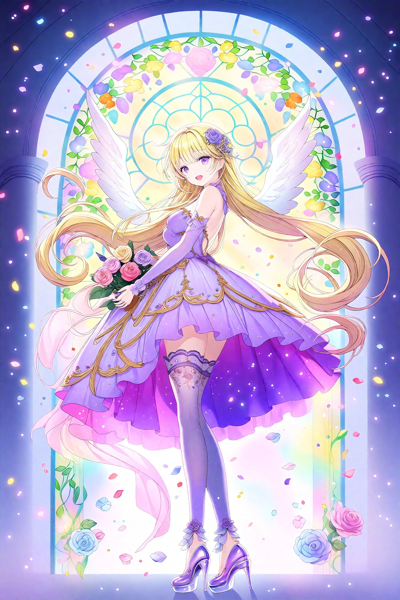 紫瞳の花嫁 | の人気AIイラスト・グラビア