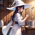 素材調合中の魔女 4枚目