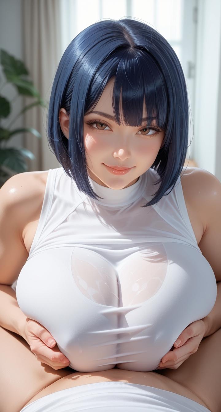 着衣パイズリ