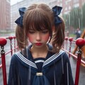 ヘアピン少女やリボン等のカチューシャ少女 11枚目