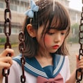 ヘアピン少女やリボン等のカチューシャ少女 10枚目