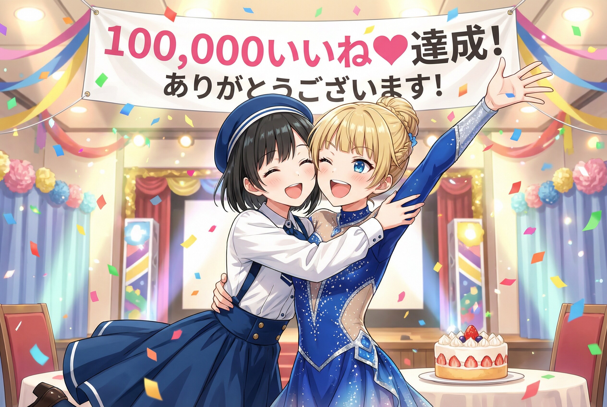 100,000いいね💓ありがとうございます♪🥰✨ | の人気AIイラスト・グラビア