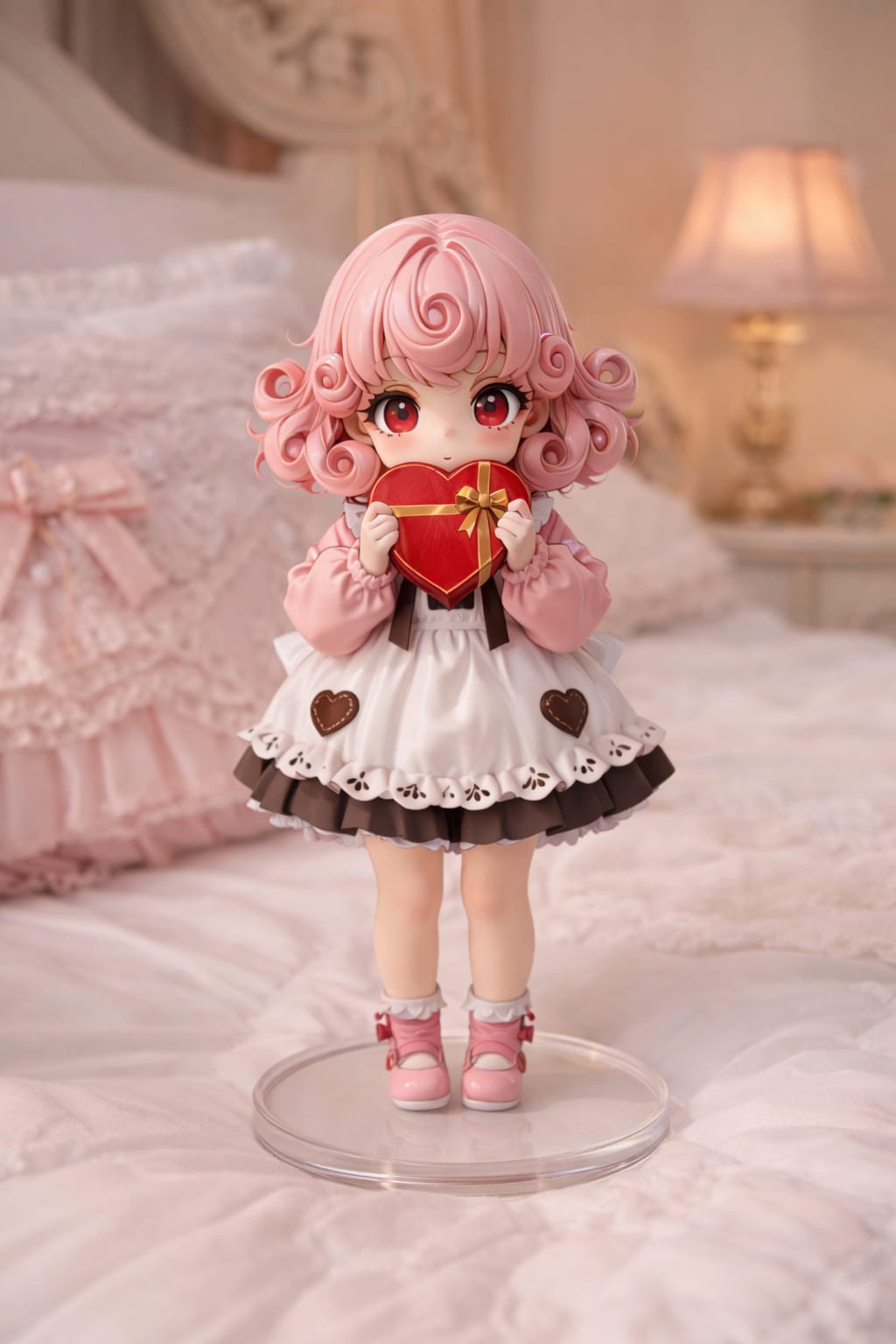 チョコを渡す幼女フィギュア化 | の人気AIイラスト・グラビア