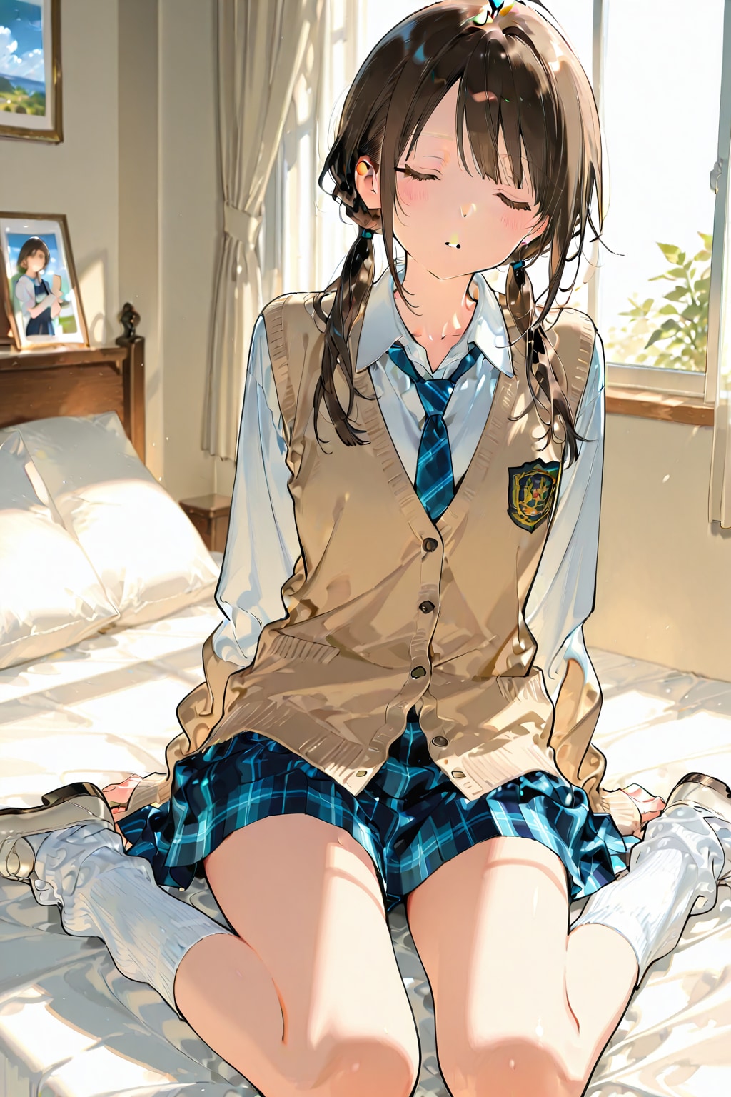 制服149　Zzz．．． | の人気AIイラスト・グラビア