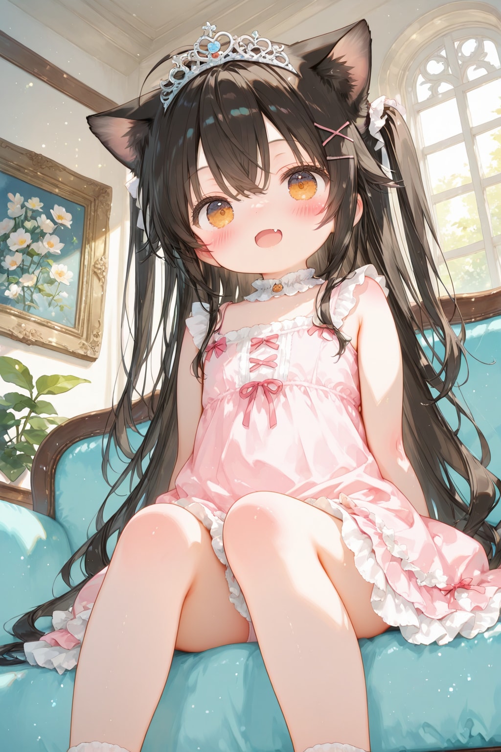 ネコミミソファー