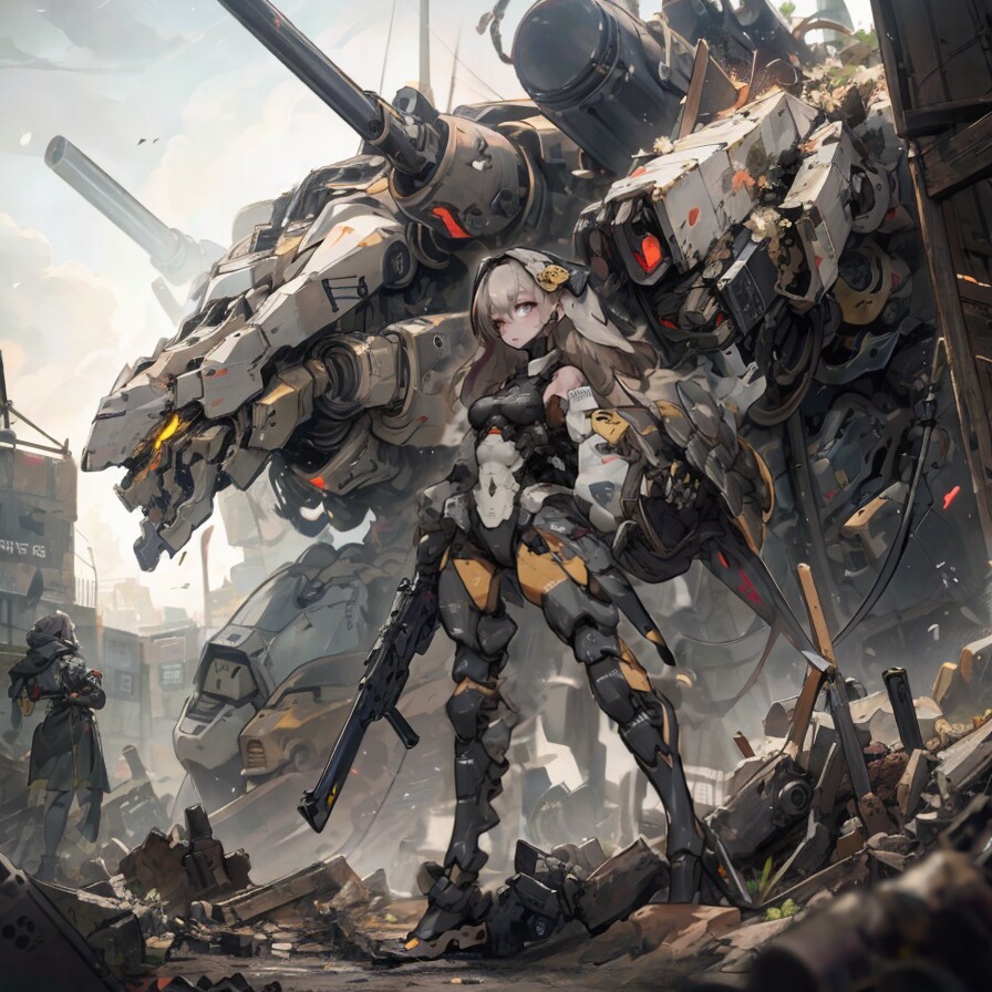 Girl and Robot1131